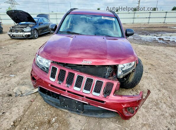 1C4NJCBA1HD147278 2017 JEEP COMPASS Red Widok z przodu