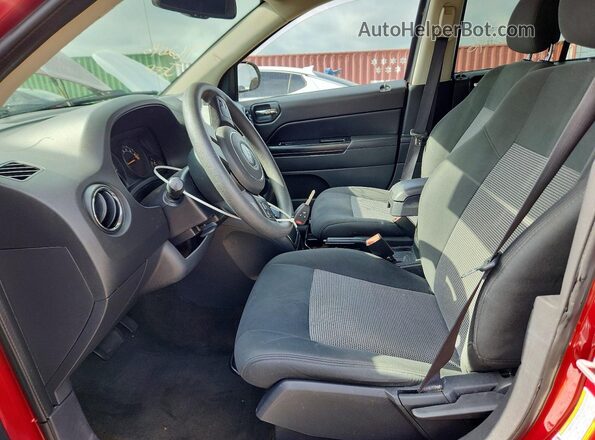 1C4NJCBA1HD147278 2017 JEEP COMPASS Red Widok wnętrza z przodu