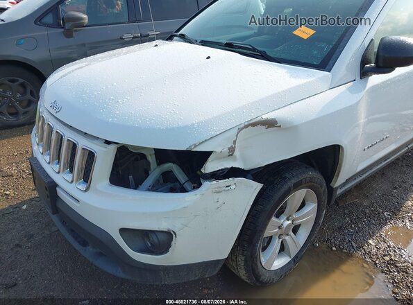 1C4NJCBA2GD615646 2016 JEEP COMPASS White წინა ხედი