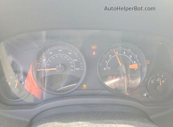 1C4NJCBA3GD560009 2016 JEEP COMPASS Blue ხელსაწყოთა პანელის ხედი