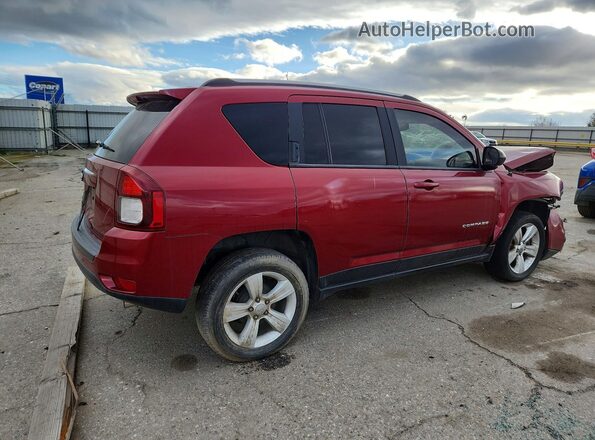 1C4NJCBA3GD650079 2016 JEEP COMPASS Красный Задняя правая четверть