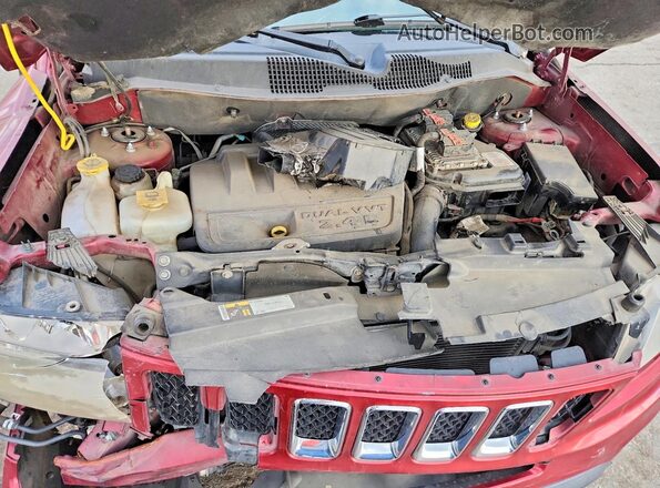 1C4NJCBA3GD650079 2016 JEEP COMPASS Красный Вид задней части салона