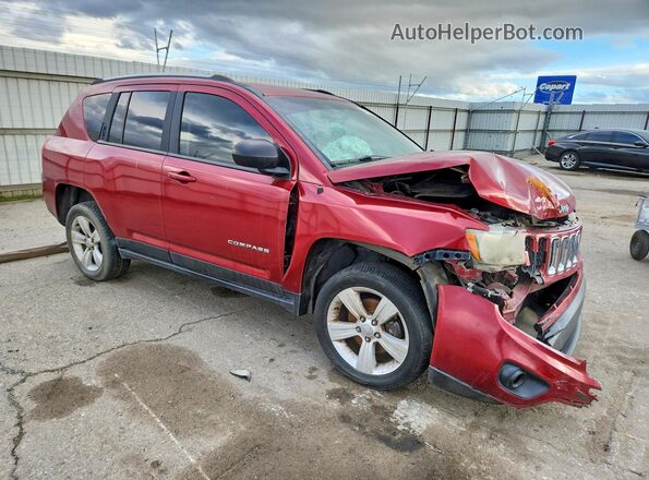 1C4NJCBA3GD650079 2016 JEEP COMPASS Красный Передняя правая четверть