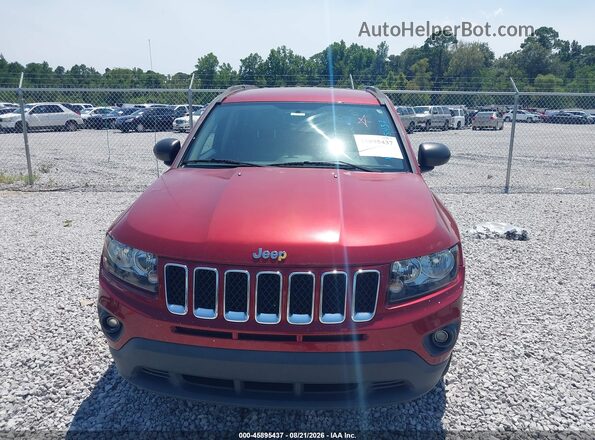 1C4NJCBA6HD155926 2017 JEEP COMPASS Red Вид спереду
