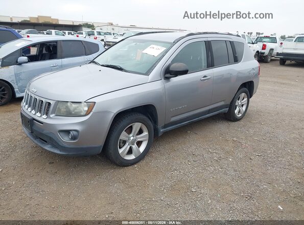 1C4NJCBA7GD525926 2016 JEEP COMPASS Gray Передня ліва чверть