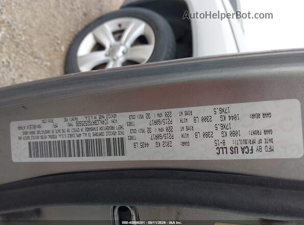 1C4NJCBA7GD525926 2016 JEEP COMPASS Gray Вид підкапотного простору