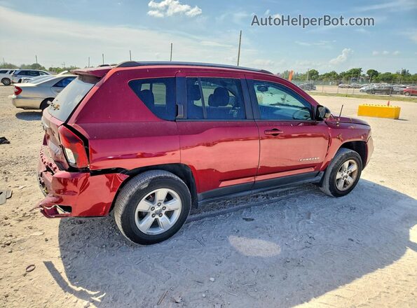 1C4NJCBA7HD189230 2017 JEEP COMPASS Red Trasero derecho