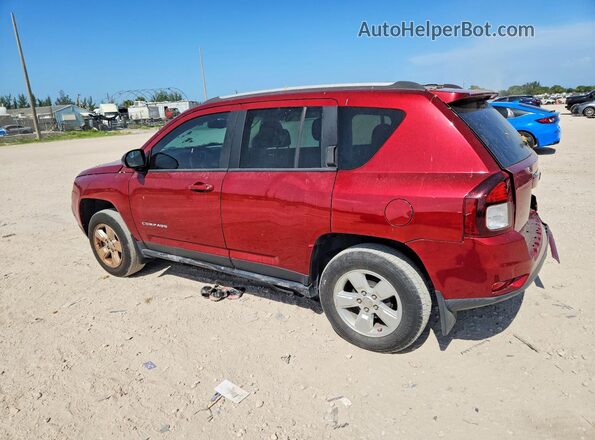 1C4NJCBA7HD189230 2017 JEEP COMPASS Red Trasero izquierdo