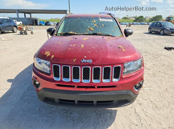 1C4NJCBA7HD189230 2017 JEEP COMPASS Red Vista frontal