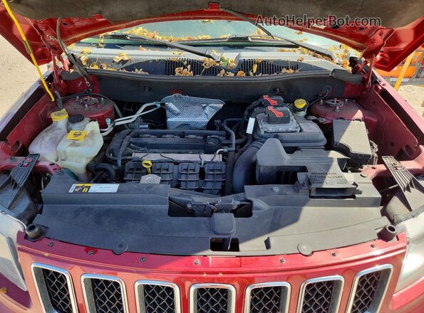 1C4NJCBA7HD189230 2017 JEEP COMPASS Red Vista del compartimento del motor