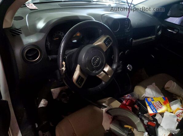 1C4NJCBB1GD703127 2016 JEEP COMPASS White Առջևի վահանակի տեսք