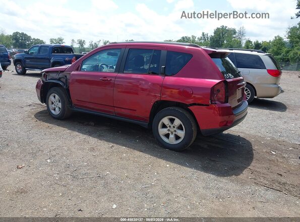 1C4NJCEA0HD118902 2017 JEEP COMPASS Red Rear left