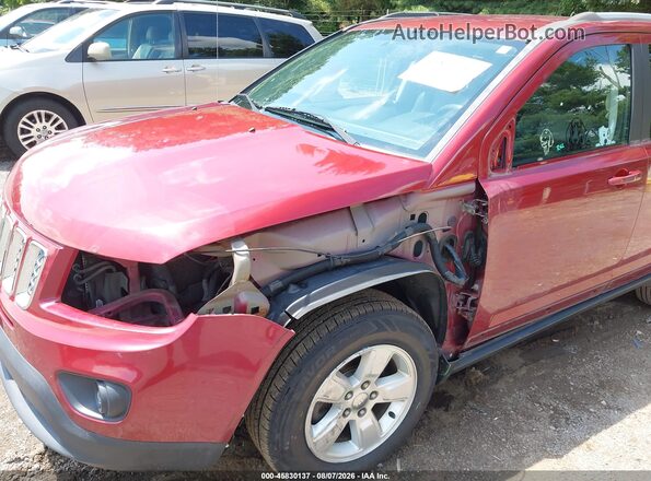 1C4NJCEA0HD118902 2017 JEEP COMPASS Red Front view