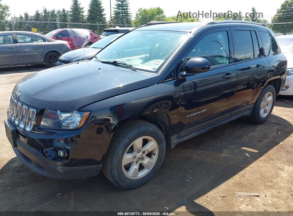 1C4NJCEA2HD207192 2017 JEEP COMPASS Black Przód lewy