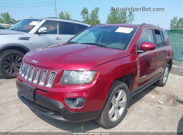 1C4NJCEA6GD620473 2016 JEEP COMPASS Red Vista tres cuartos delantera izquierda
