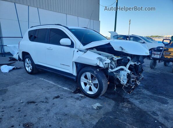 1C4NJCEA6GD633109 2016 JEEP COMPASS Белый Передняя правая четверть