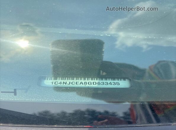 1C4NJCEA8GD633435 2016 JEEP COMPASS Белый Вид наклейки с VIN-кодом
