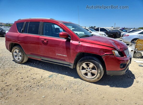 1C4NJCEA8GD704911 2016 JEEP COMPASS Бордовый Передняя правая четверть