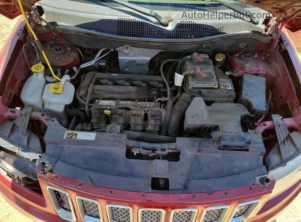 1C4NJCEA8GD704911 2016 JEEP COMPASS Бордовый Вид подкапотного пространства