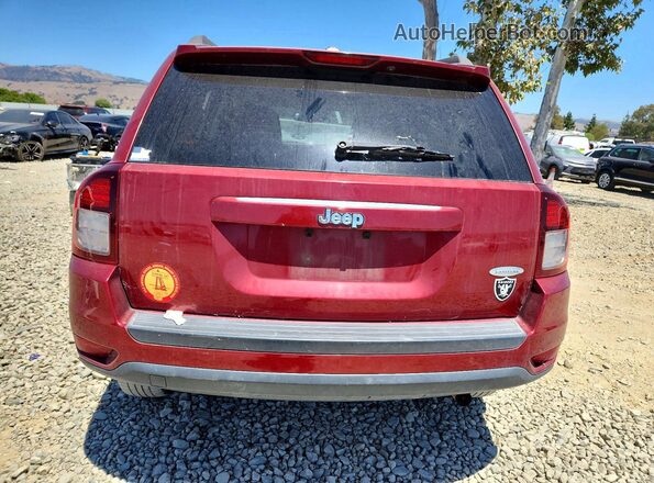 1C4NJCEA8GD704911 2016 JEEP COMPASS Бордовый Вид сзади