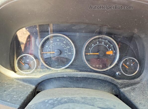 1C4NJCEA8GD704911 2016 JEEP COMPASS Бордовый Вид щитка приборов