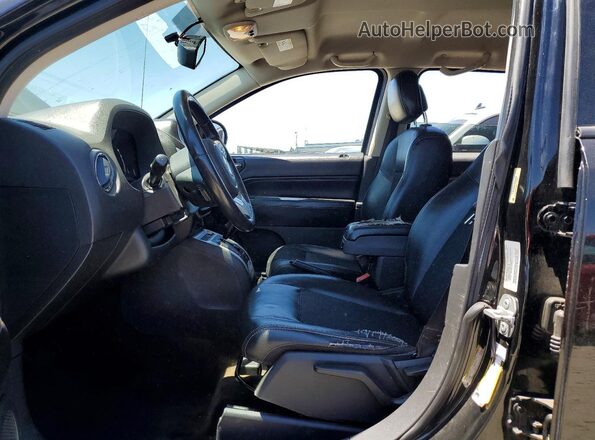 1C4NJCEAXGD665982 2016 JEEP COMPASS Black Front interior view