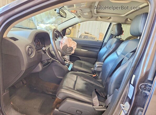 1C4NJCEB3HD185258 2017 JEEP COMPASS Gray Vista interior delantera