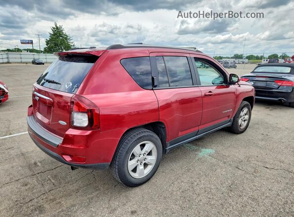 1C4NJCEB4HD182711 2017 JEEP COMPASS Красный Задняя правая четверть