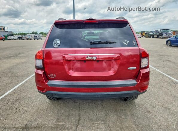 1C4NJCEB4HD182711 2017 JEEP COMPASS Красный Вид сзади