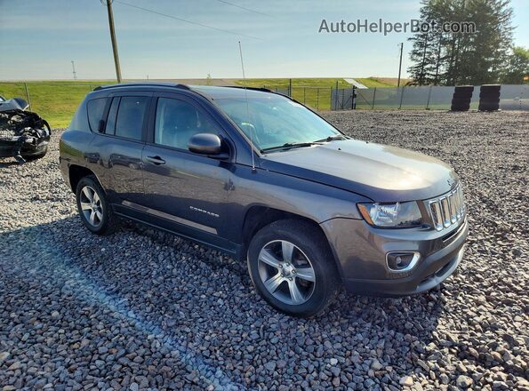 1C4NJCEB9HD199584 2017 JEEP COMPASS Gray წინა მარჯვენა