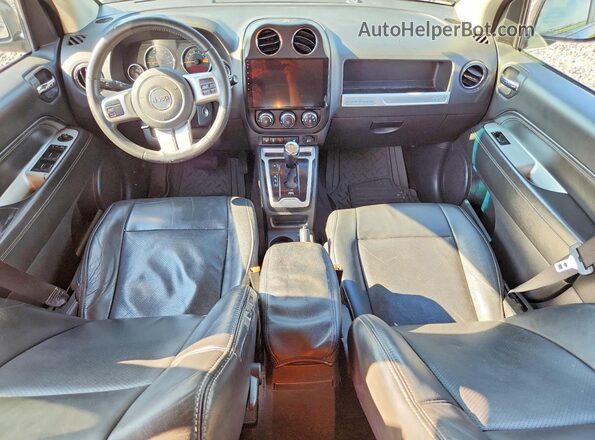 1C4NJCEB9HD199584 2017 JEEP COMPASS Gray წინა პანელის ხედი
