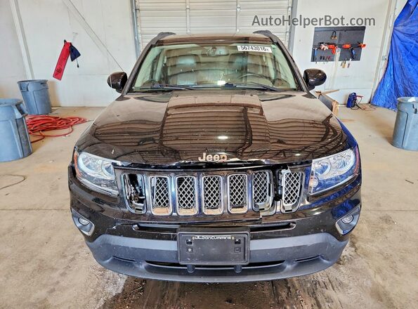 1C4NJCEBXHD185001 2017 JEEP COMPASS Black Вид спереду