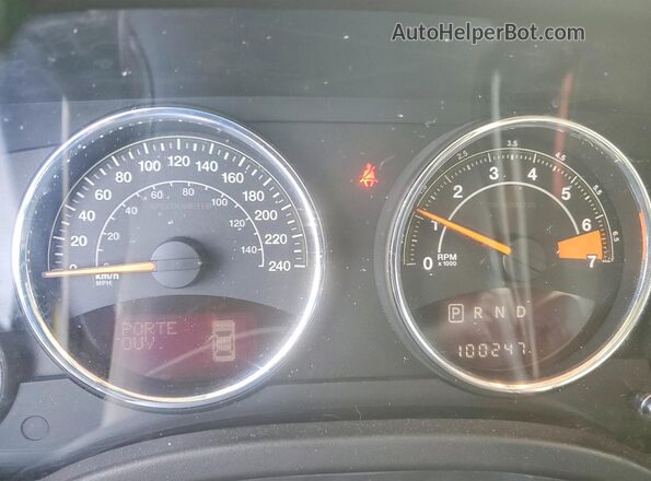 1C4NJDAB2GD626307 2016 JEEP COMPASS Черный Вид щитка приборов