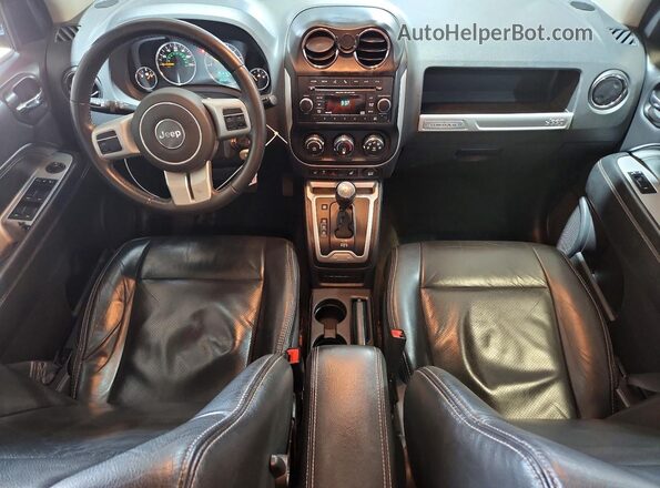 1C4NJDAB8HD164160 2017 JEEP COMPASS Черный Вид панели приборов