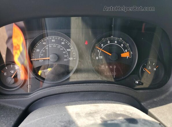 1C4NJDBB0GD651334 2016 JEEP COMPASS Black Widok zestawu wskaźników
