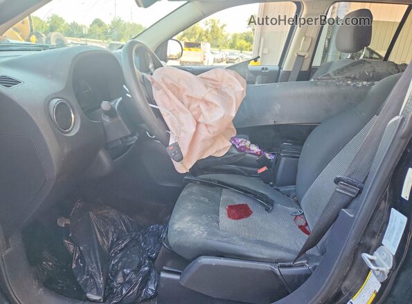 1C4NJDBB2GD521250 2016 JEEP COMPASS Черный Вид салона спереди