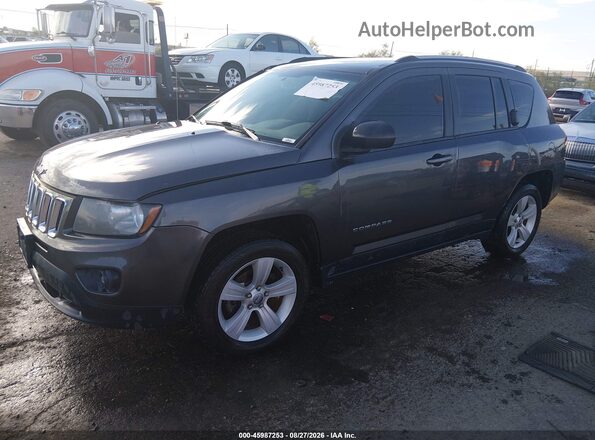 1C4NJDBB2GD661900 2016 JEEP COMPASS Gray Передня ліва чверть