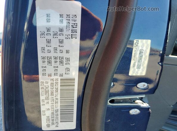 1C4NJDBB6GD770568 2016 JEEP COMPASS Blue Вид наклейки з VIN-кодом