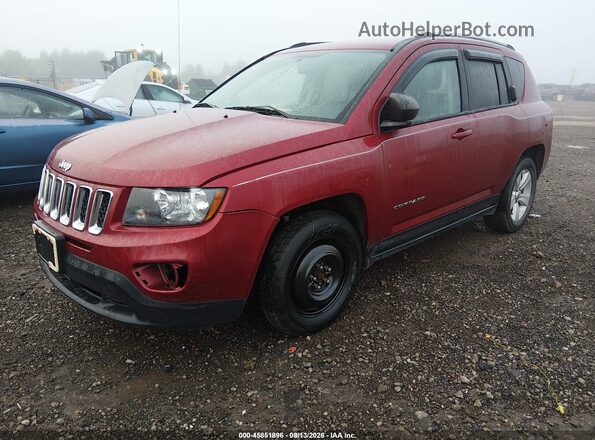 1C4NJDBB8GD712929 2016 JEEP COMPASS Red Vista tres cuartos delantera izquierda
