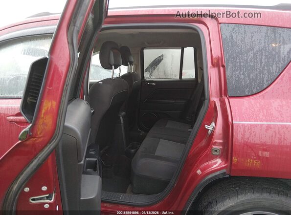 1C4NJDBB8GD712929 2016 JEEP COMPASS Red Vista de la etiqueta del VIN