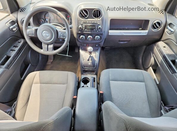 1C4NJDBB9HD105813 2017 JEEP COMPASS Black Вид панелі приладів