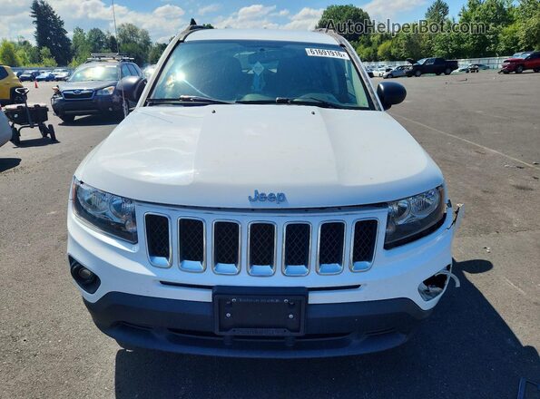1C4NJDBB9HD106332 2017 JEEP COMPASS White წინა ხედი