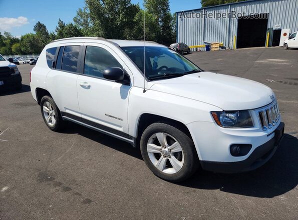 1C4NJDBB9HD106332 2017 JEEP COMPASS White წინა მარჯვენა