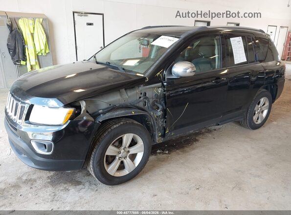 1C4NJDBBXGD638347 2016 JEEP COMPASS Черный Передняя левая четверть