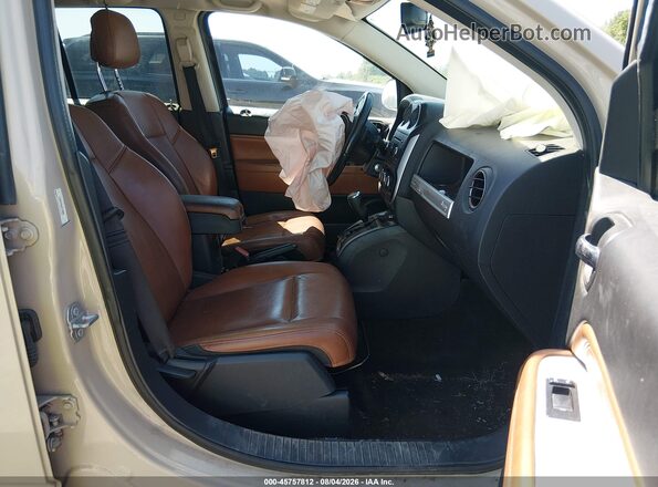 1C4NJDEB0HD129803 2017 JEEP COMPASS Tan Vista interior delantera