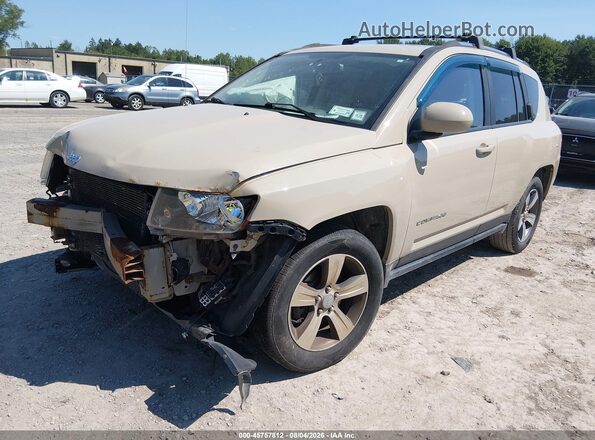 1C4NJDEB0HD129803 2017 JEEP COMPASS Tan Vista tres cuartos delantera izquierda