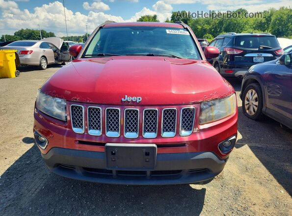 1C4NJDEB1GD598932 2016 JEEP COMPASS Burgundy წინა ხედი