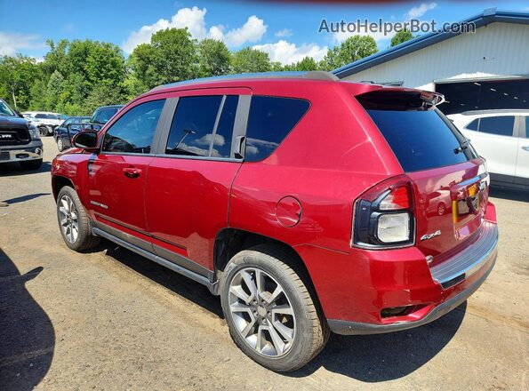 1C4NJDEB1GD598932 2016 JEEP COMPASS Burgundy უკანა მარცხენა