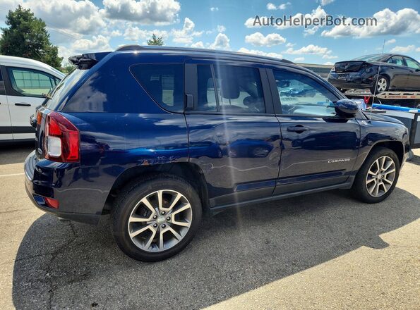 1C4NJDEB1HD112136 2017 JEEP COMPASS Синий Задняя правая четверть