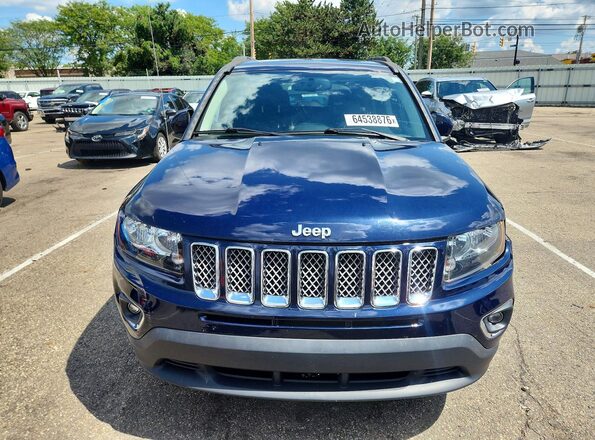 1C4NJDEB1HD112136 2017 JEEP COMPASS Синий Вид спереди